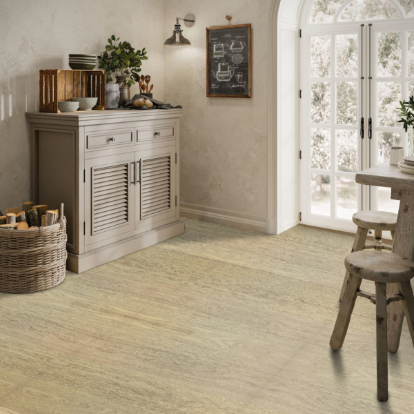 Пробковый плавающий паркет с цифровой HD печатью Робле крем